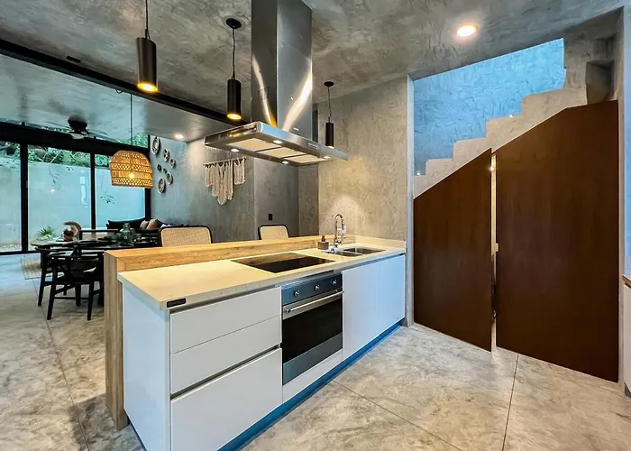 Beautiful House With Private Pool In Aldea Zama Villa *